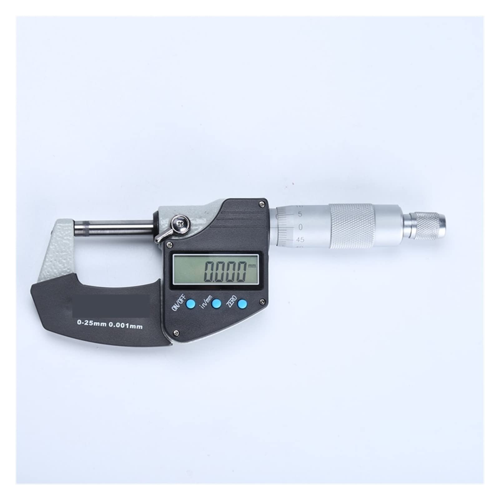 Mikrometr cyfrowy 0,001mm Metryczny/Calowy Elektroniczny Poza Micrometro Wskazówka Węglika LCD Narzędzia pomiaru suwmiarki 0-100mm,Wysoka precyzja(0-25mm)