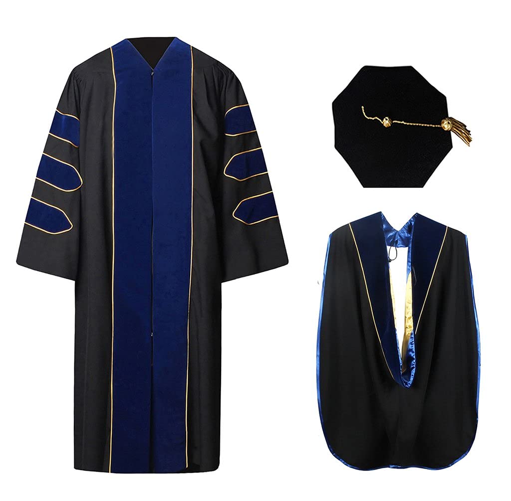 GraduationForYou Deluxe Doctoral Gown