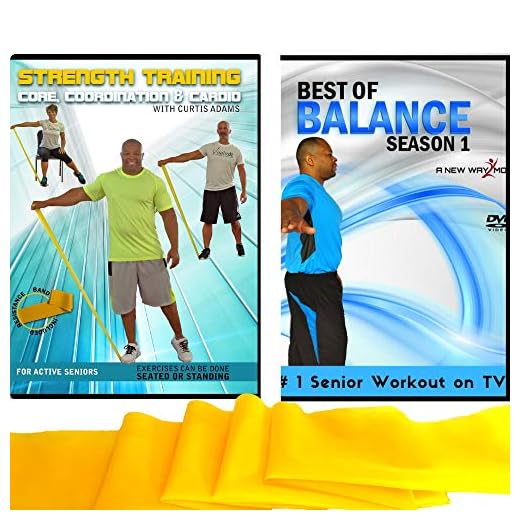 Balance + Strength Exercise for Seniors: Improve Your Balance and Increase Your Strength with This Senior Fitness Combo Includes Resistance Band. Get Stronger, Core & Abs, Aerobics, Coordination
