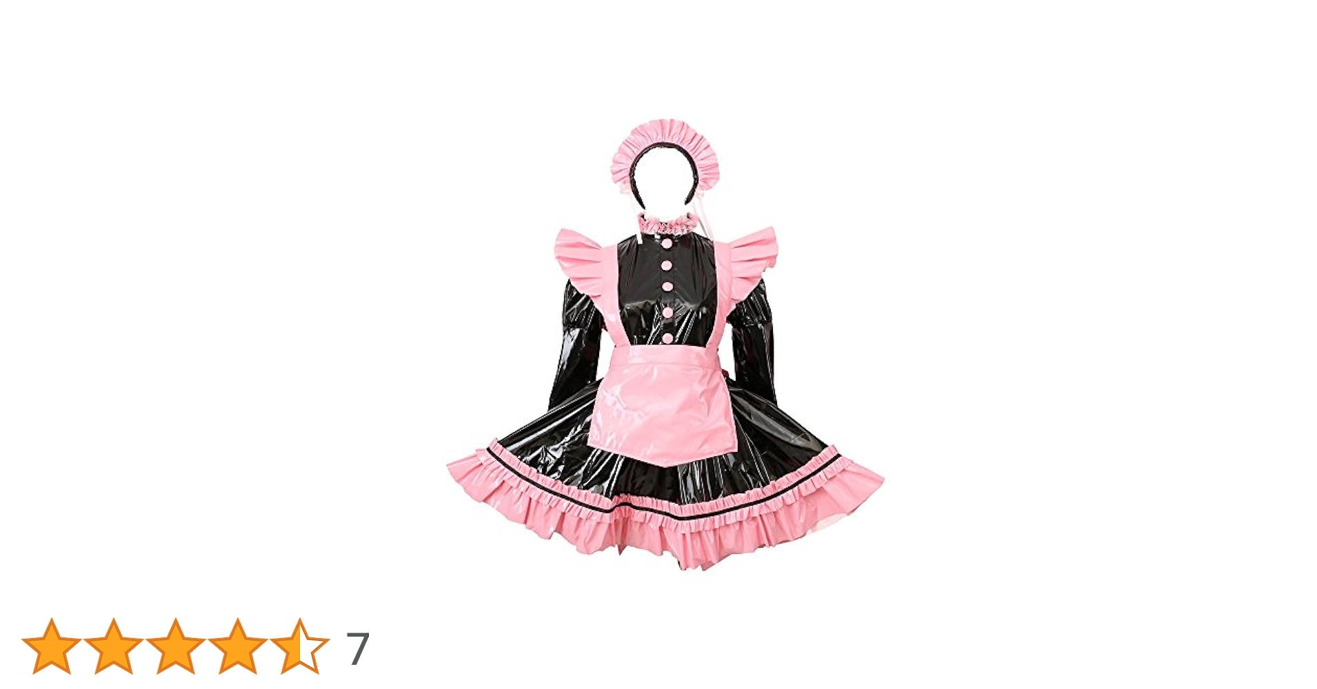 Amazon.co.jp: Gocebaby めめしい メイド服 PVC ロック フリフリ