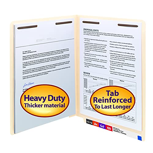 Smead-Heavyweight-End-Tab-Fastener-File-Folder-Shelf-Master-Reinforced-Straight-Cut-Tab-2-Fasteners-Letter-Size-Manila-50-per-Box-34215