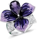 Productos para niñas anillos anillo joyería mujeres hombres promesa boda señoras esmalte artesanía mariposa flor regalos