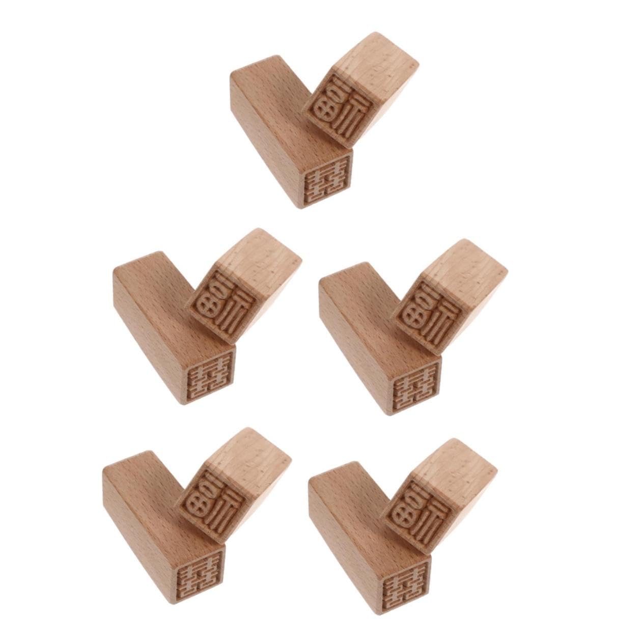 NUOBESTY 10piezas Molde De Pastel De Madera Sellos Creativos Para Postres Sello De Repostería Para y Manualidades Para Tartas y Galletas