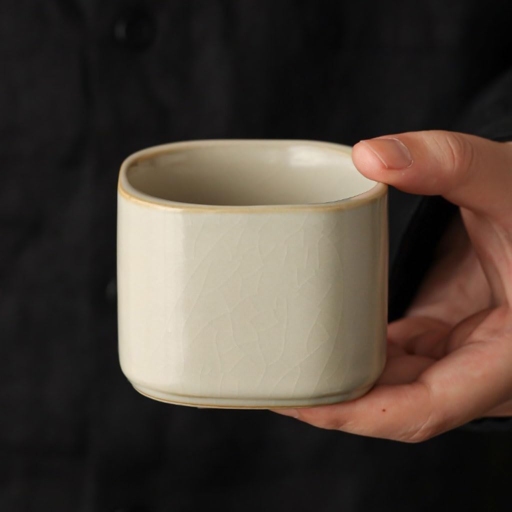 GSOUL Kungfu Tea cup Retro Creative Teacup Personal Owner Cup Ceramic Kung Fu Tea Set Drinking Single Small Tea Cups