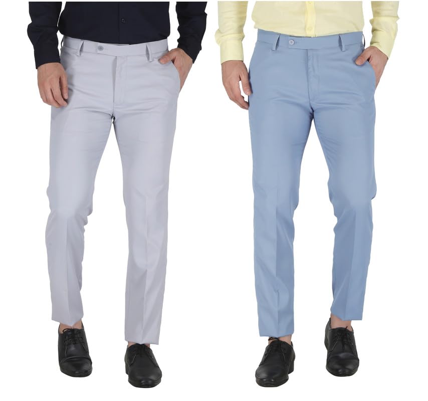 Krampus Men's Regular Fit Cotton Blend Trousers