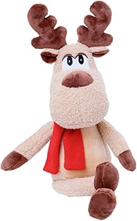 PRETYZOOM Brinquedos De Natividade Para Crianças Animais De Pelúcia Alce Bicho De Pelúcia Alce Bebê Natal Veado Boneca De Pelúcia Marrom De Pelúcia Uma Peça Brinquedos Infantis Bonecas