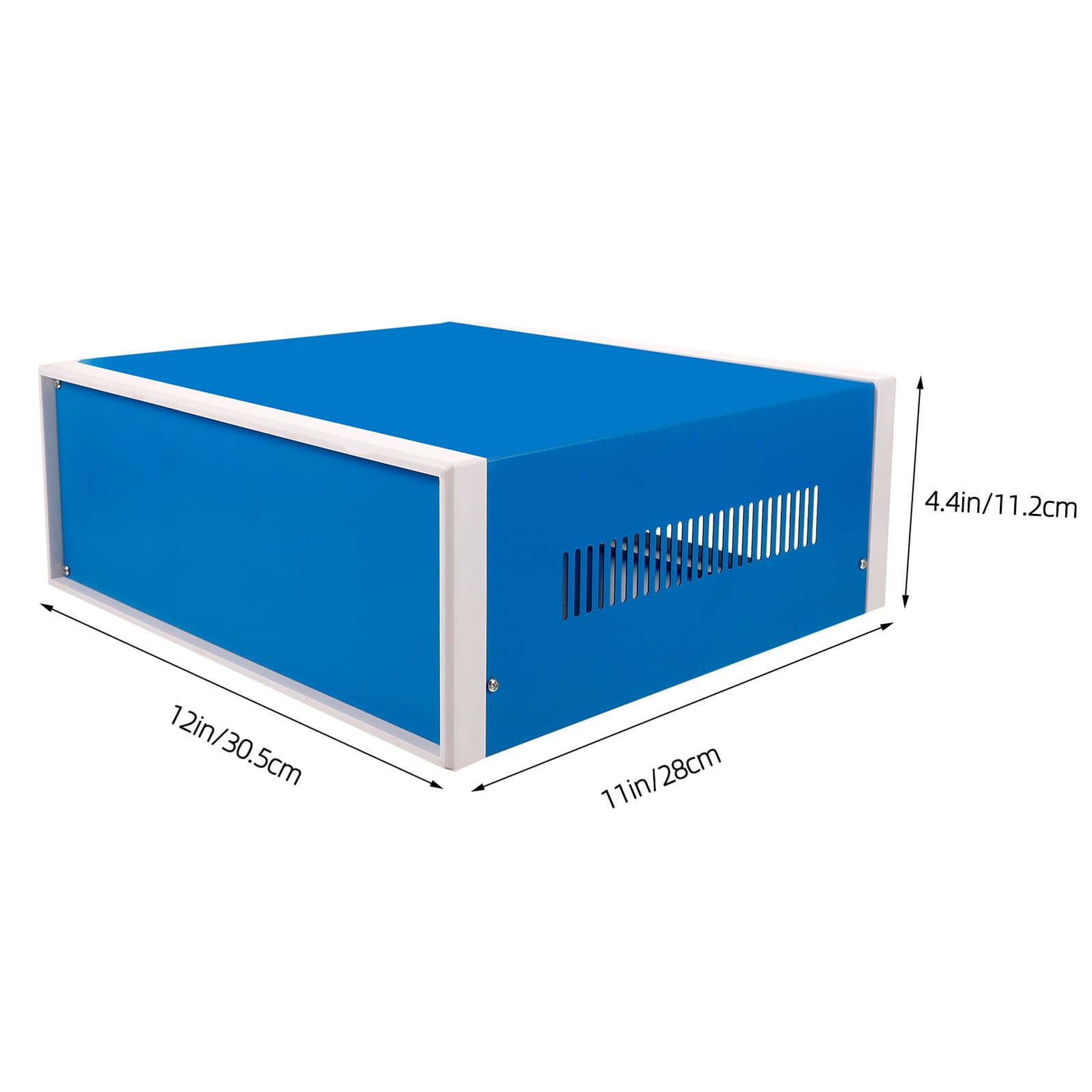 Mipcase Scatola Elettrica in Ferro Blu Cassetta da Esterno Facile Installazione e Design Semplice ed Elegante per Uso Versatile in Progetti Elettrici