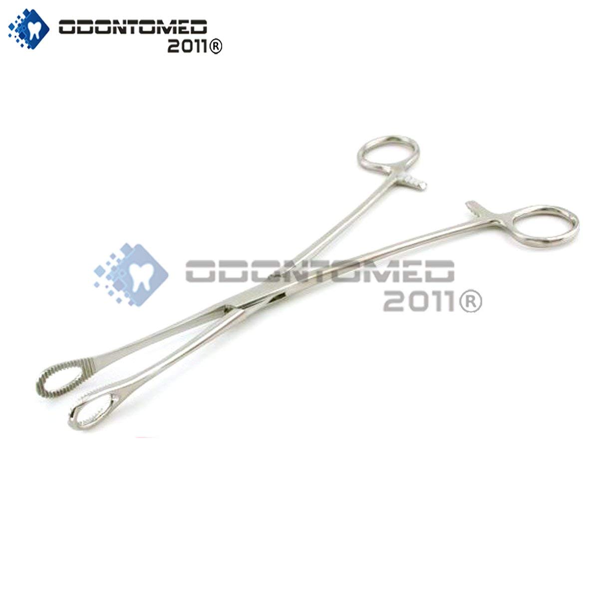 Stainless Steel Locking Sponge Forceps - 9.5" -2