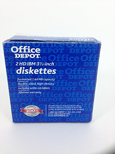 Disquettes IBM Office Depot 3.5 HD pour lecteur rétro PC