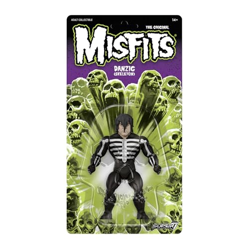 Super7 Vintage Misfits Danzig Skeleton - 5.5' Misfits Action Figure Classic Music Collectibles and Retro Toys