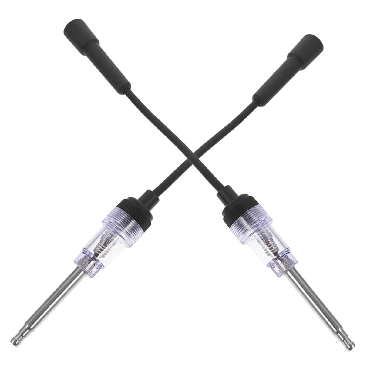 Cabilock 2Pcs Inline Plug Tester Tool for Engine Ignition Lightweight Design for Car and Durable Ignition System Equipment Essential Testing Device