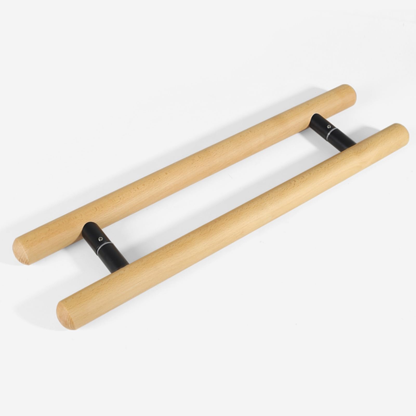 Poignée de porte en bois massif robuste pour réparer et moderniser une porte de bureau en verre