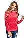 Produktbild oodji Ultra Damen Kapuzenpullover Basic mit Kängurutasche, Rosa, DE 34 / EU 36 / XS