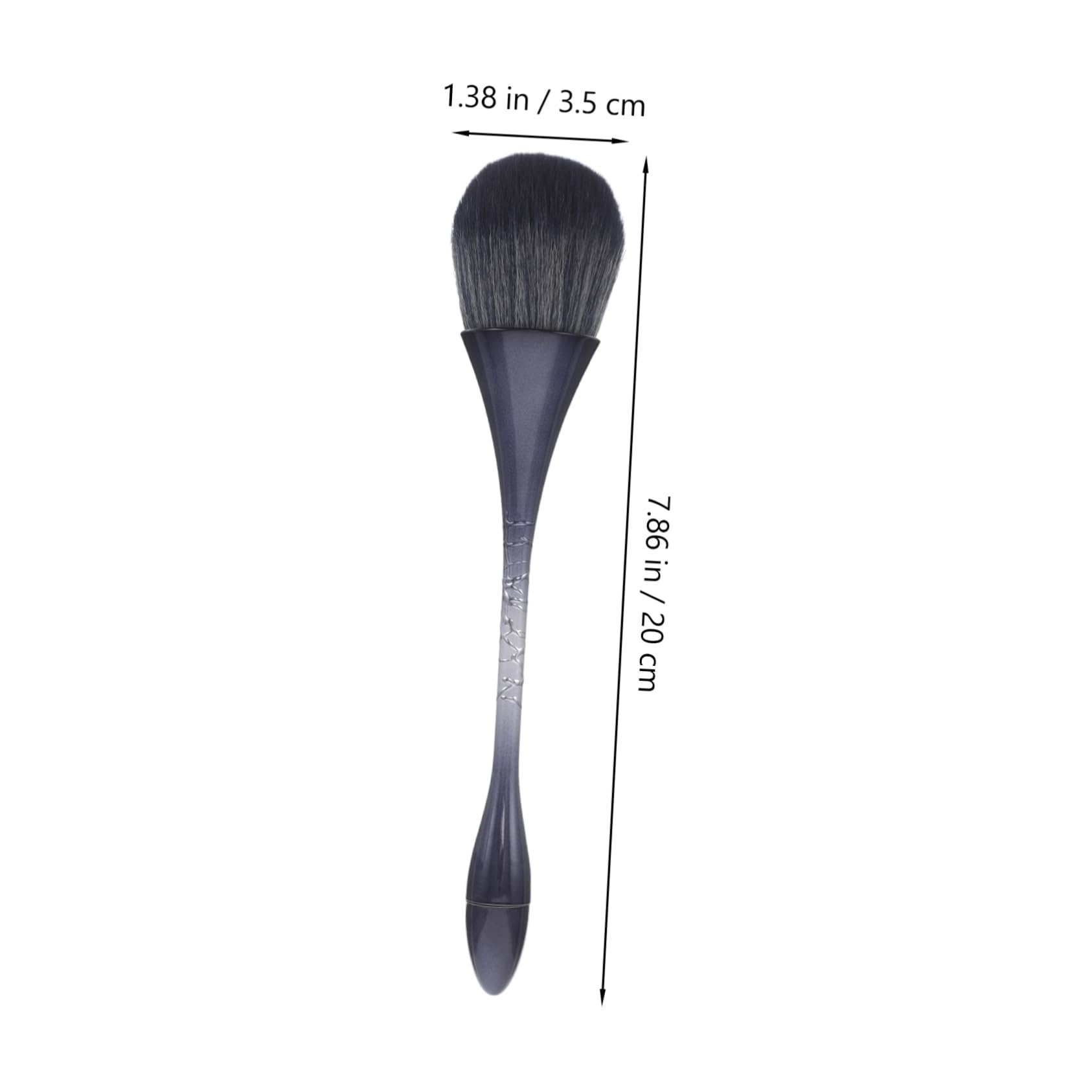 Baluue Mushroom Head Cheek Brush for Makeup Application Soft Bristle Blush and Nail Dust Brush for Loose Powder Efficient Dust Removal for Clean Workspace