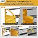 LBT Power Tool Organizer With Charging Station,Patented,Heavy Duty Steel,6 Drilling Rig Sizes With Hooks And Screw Boxes,6 sockets,Easy To Install Garage Storage Rack,Great Gift For Men, Yellow