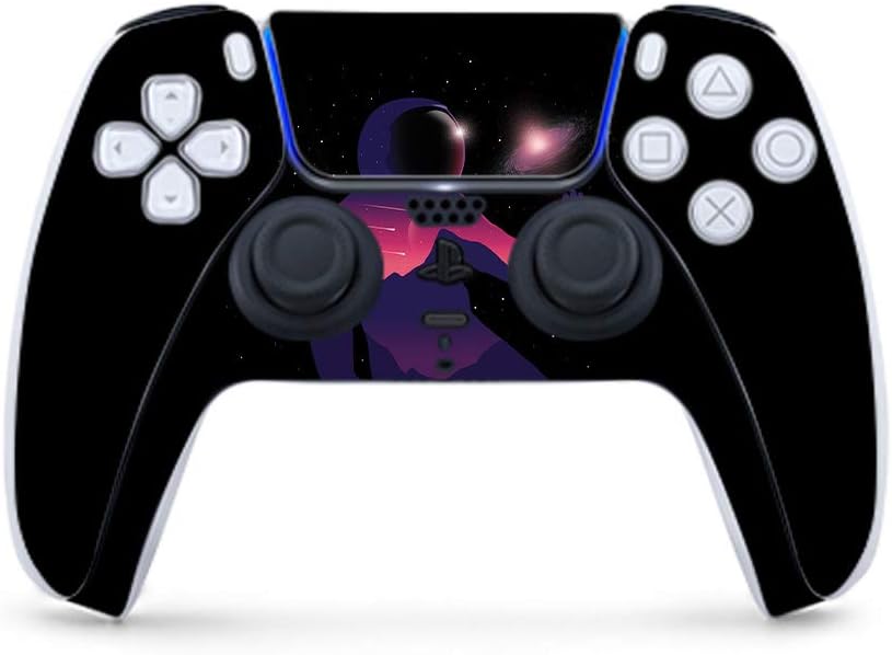 MightySkins Gaming Skin for PS5 / PlayStation 5 Controller - Astronaut | Protective Viny wrap | Easy to Apply and Change Style | Made in The USA