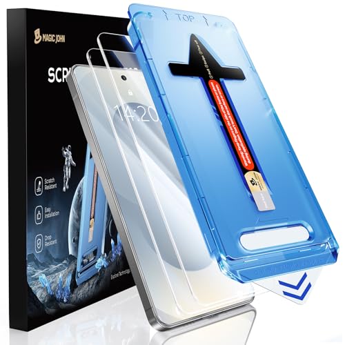MAGIC JOHN 2 Stück für Samsung Galaxy S25+/ S25 Plus für Schutzfolie (6 7 Zoll) Auto-Dust-Eliminierung 9H HD Klar Bläschenfrei Einfache Installation