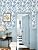 Heroad Peel and Stick Wallpaper Blue Floral Contact Paper Boho Large Floral Wall Paper Modern Removable Self Adhesive Wallpaper for Cabinets Bedroom Bathroom Waterproof Vinyl Roll 17.3"x78.7"