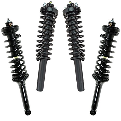 Image of TRQ Front and Rear Strut & Coil Spring Assembly Set Driver & Passenger Sides Compatible with 97-01 Honda CR-V