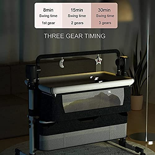 Balanços Para Bebês Com Música, Berço Elétrico Para Bebês Ao Lado Da Cama, Berço Com Cronômetro, Ber