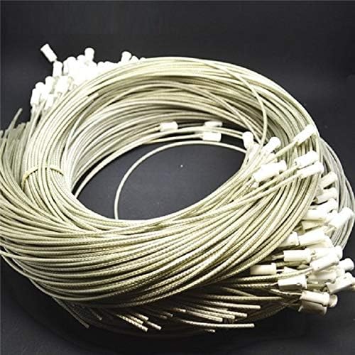 Kamas 10pieces/lot G4 ceramic Socket Lampholder Plug with 0.3mm2(22AWG) braided teflon cable for chandelier Crystal Lamp Halogen Bulb - (Color: G4 with 400cm wire, Base Type: G4)