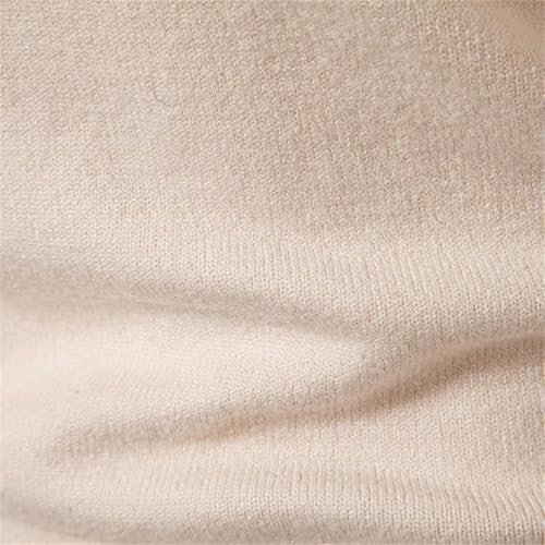 Men's Long Sleeve Pullover Solid Color Half Zipper Sweaters V-Neck Knitted Sweater3