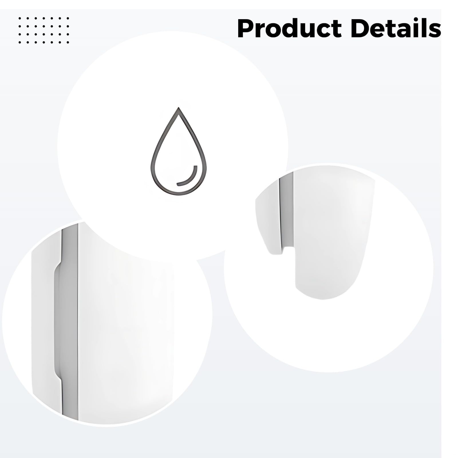 Zigbee Sensori d'acqua wireless – Confezione da 3 per monitoraggio domestico, avvisi in tempo reale, dimensioni miniature, lunga durata della batteria