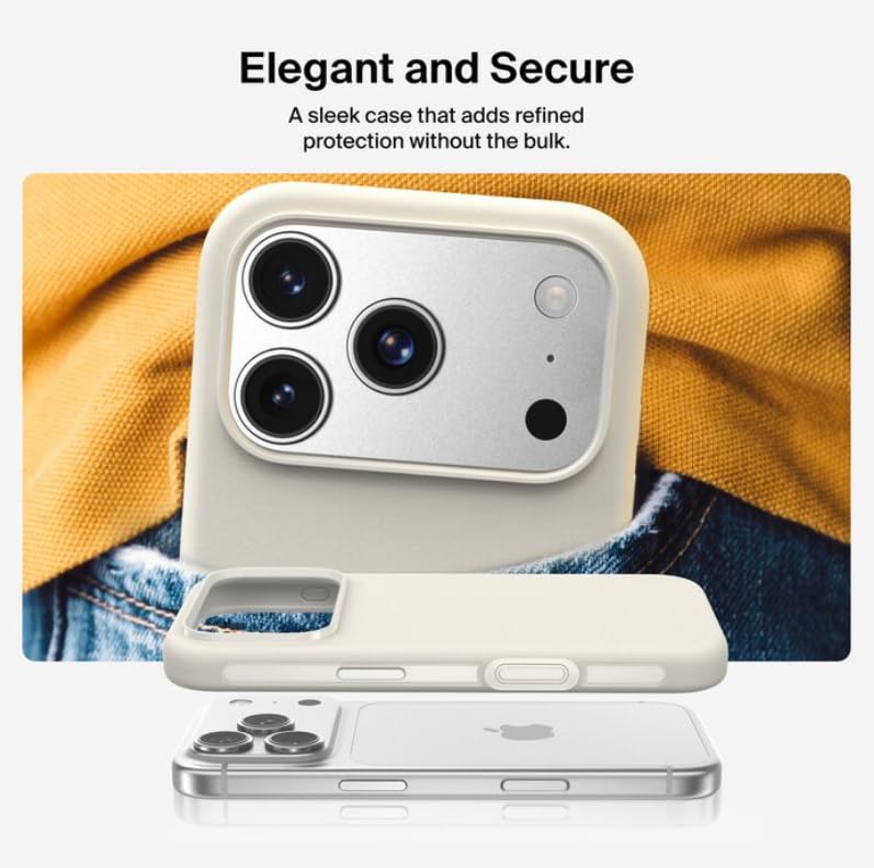 Image of Belkin iPhone 17 Pro Case MagSafe, Dual Layer, Drop Protection, Sand