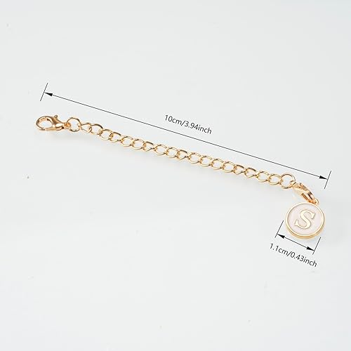 Miniatura 7 de Accesorios de dije de letra para taza Stanley, dije de mango de letra de identificación de acero inoxidable, dije de letra de mango de taza de agua