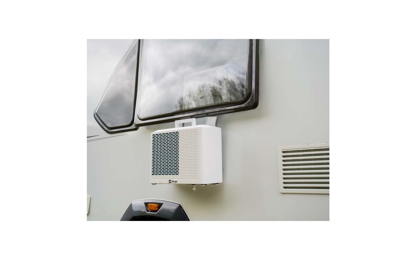 BERGER Arktar 5000 Pro Mobile | Aire Acondicionado Portatil Para Caravana Y Camper, Aire Acondicionado Portatil Van Y Barco, Sistema Split Con WiFi Y Control Por App, Color Blanco