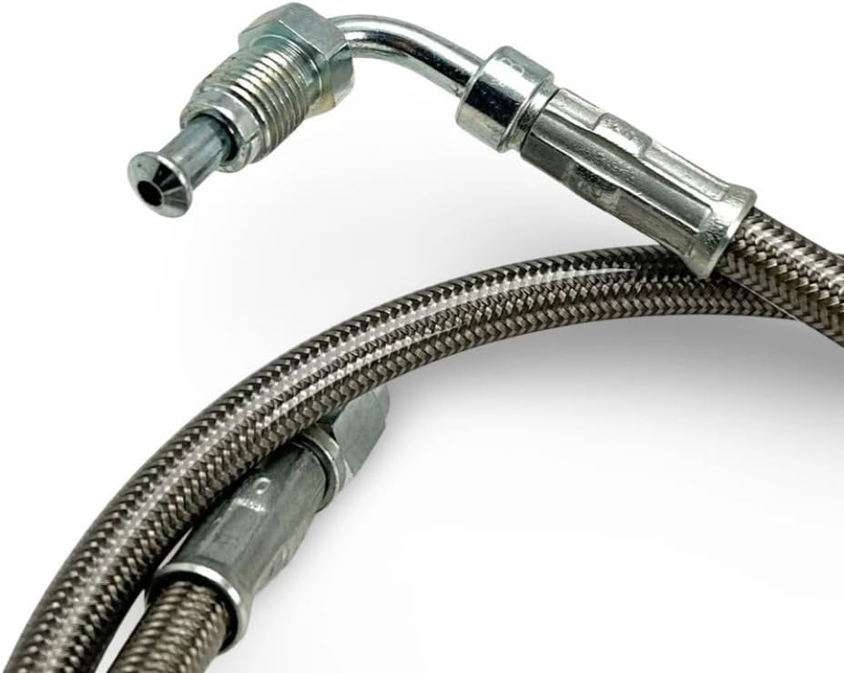 Rear Brake Line – Compatible with Polaris Sportsman 400 and 500 (2003–2004) – Stainless Steel Replacement for OEM Rubber Line – Improves Brake Feel and Durability – Replaces Part Number 1910630