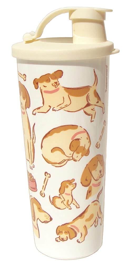 Tupperware Gobelet pour l'amour des chiens 473,6 g avec couvercle rabattable hermétique