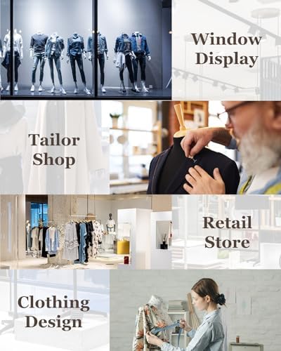 Ganzkörper-Mannequin, leicht, kurvig, Torso für Fenster, perfekt für Mäntel und Kleider