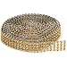 Darice Bling on a Roll, 3mm by 3-Yard, 4 Rows, Gold