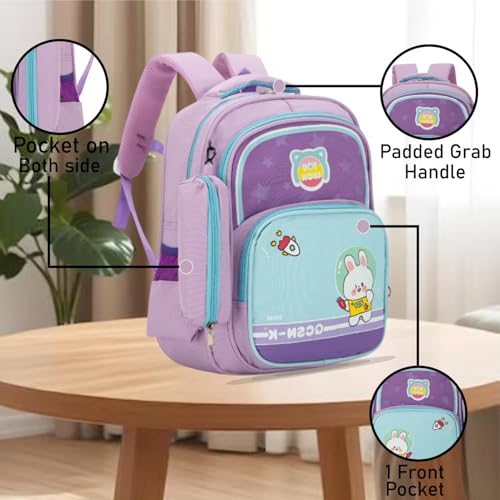 Image of Tinytot 22 Litre 17-Inch Waterproof Large School Bag for Boys & Girls, Kids School Bag, School Backpack for Girls and Boys, for Kids, Ideal for Children