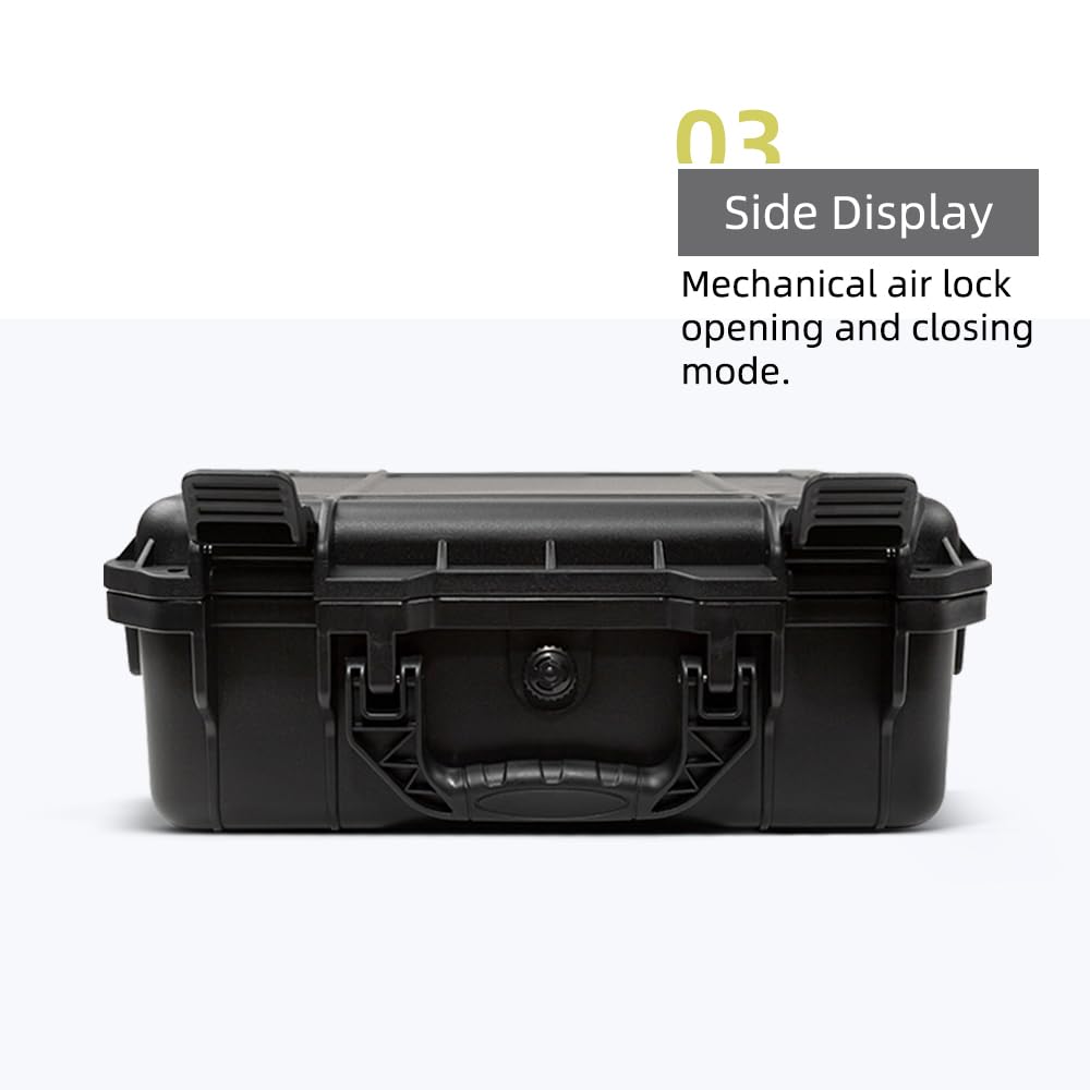 Generico Custodia di sicurezza professionale per DJI Mavic 4Pro Custodia protettiva impermeabile per il trasporto RC 2 Organizzatore di controllo remoto e accessori per droni