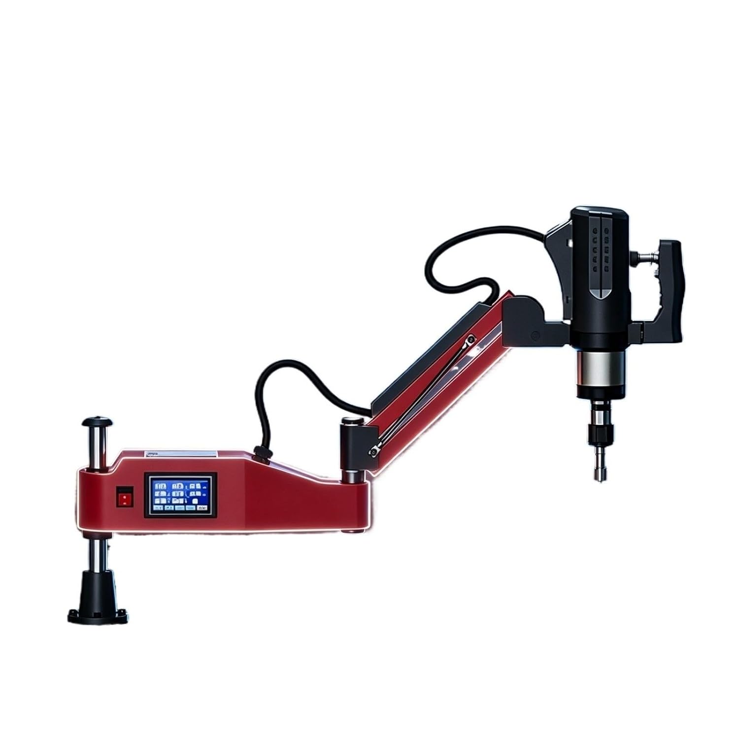 M6-M24 M6-M36 Electric Tapper Threading Machine Servo Motor Tapping Drill Overload Protect Tapping Arm CNC Tapping Machine
