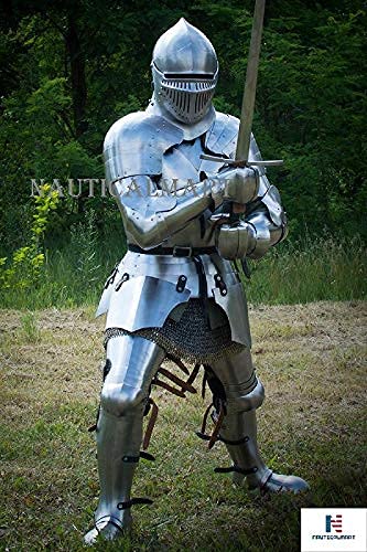 NauticalMart Medieval Knight 15th Century Closed Full Suit of Armor Wearable Halloween Costume