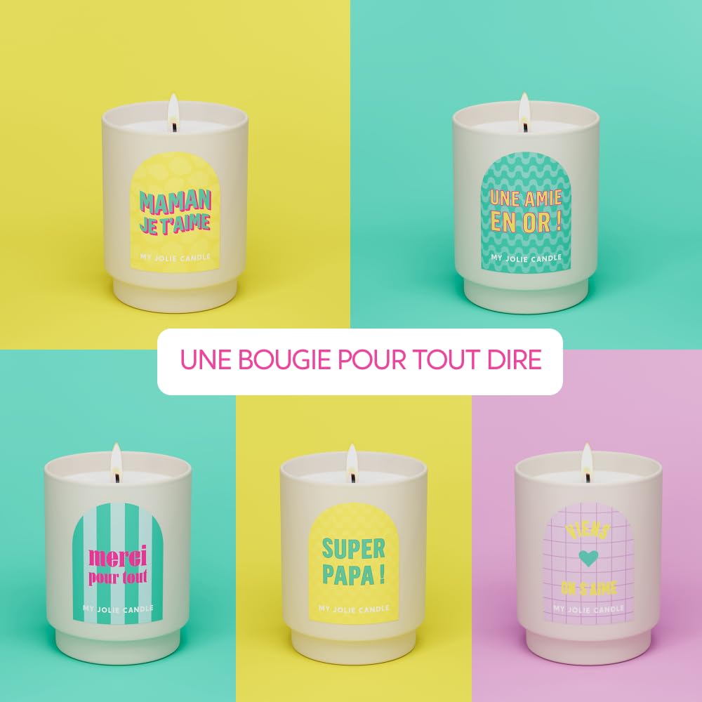 Coffret Bougie parfumée avec Bijou à personnaliser - Bracelet doré