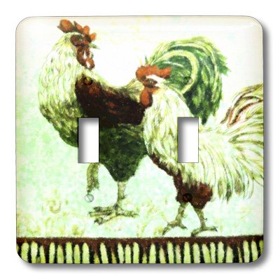 Interrupteur Renfort de coq 3dRose pour remplacer plaque usée