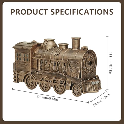 Difusor aromático eléctrico 300 mL diseño tren vintage miniatura 2