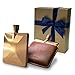 Flasks For Liquor for Men by Bottisia 3 Oz Rose Gold Pocket Hip Flask With Stainless Steel Flask Funnel & Genuine Leather Pouch, a Luxury Birthday Gift Set For Men