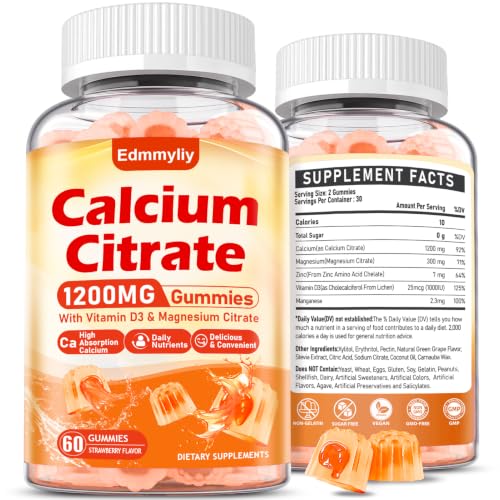 Edmmyliy Calcium Citrate Gummies