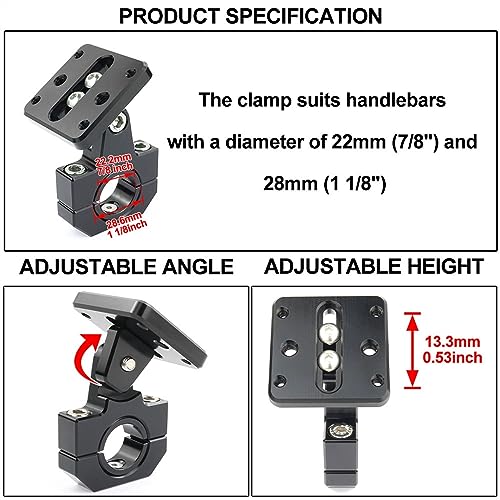 Support GPS BMW F700GS stable pour éliminer les vibrations en moto