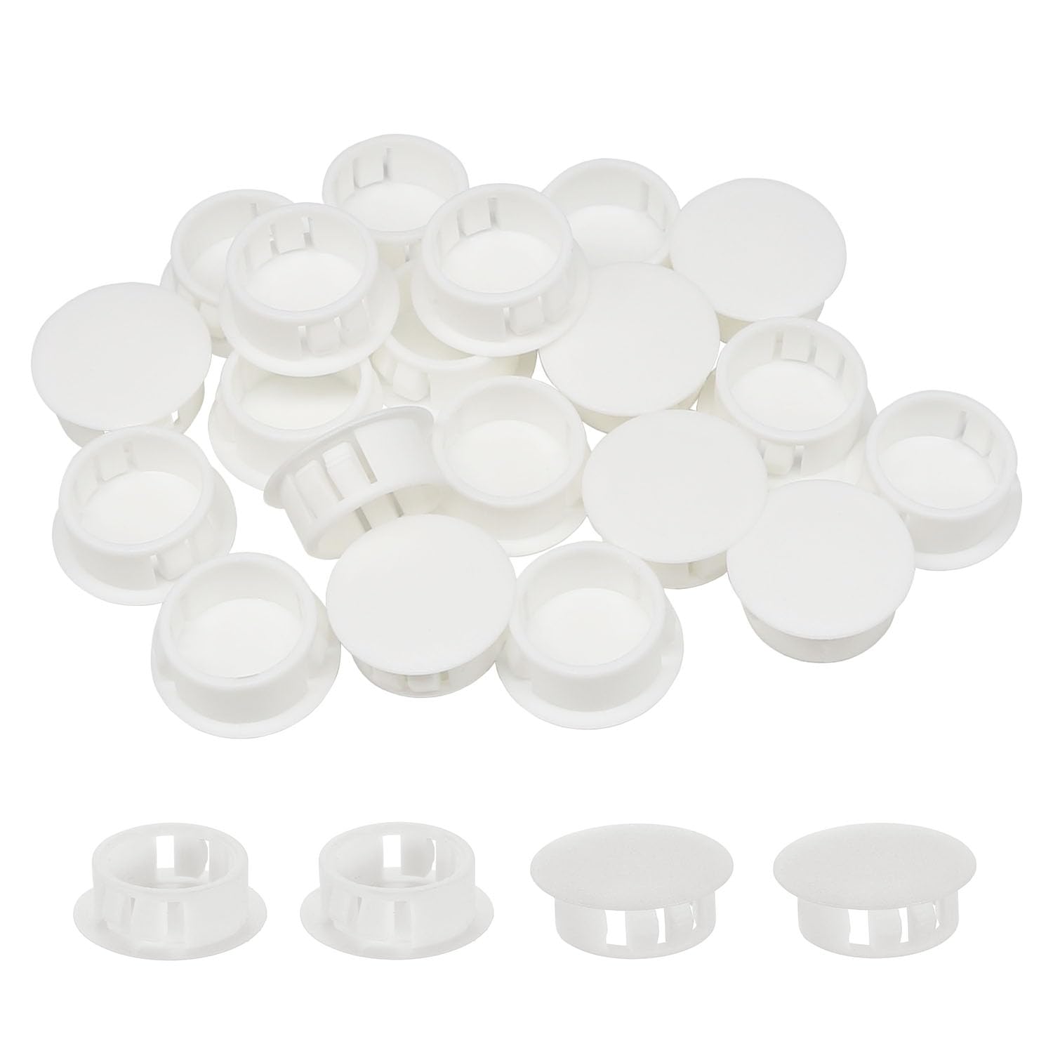 Tugermoola 20PCS White Plastic Hole Plugs - plugs tools | Mubboo