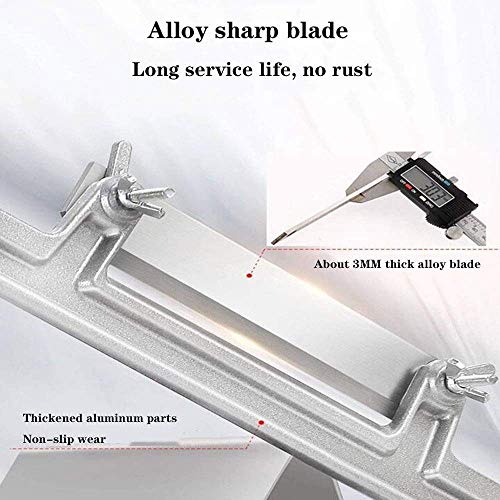 aufschnittmaschine Manuelle gefrorene Fleischschneider Edelstahl Fleischschneider Rindfleischarmton Rolle Fleischkäse… – Bild 3