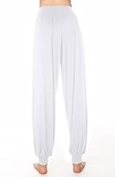 Vista 35 de Pantalones de algodón para mujer, elásticos, suaves, para yoga, deportes Gris