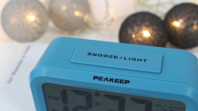 Amazon.com: Peakeep Night Light Digital Alarm Clock Battery