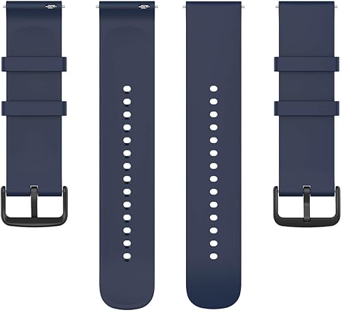 Vista 46 de Correa de reloj de silicona de 0.78 pulgadas de repuesto para Garmin Forerunner 245/245 Music, Vivoactive 3, Vivoactive 5, Venu, Venu Sq, Fenix