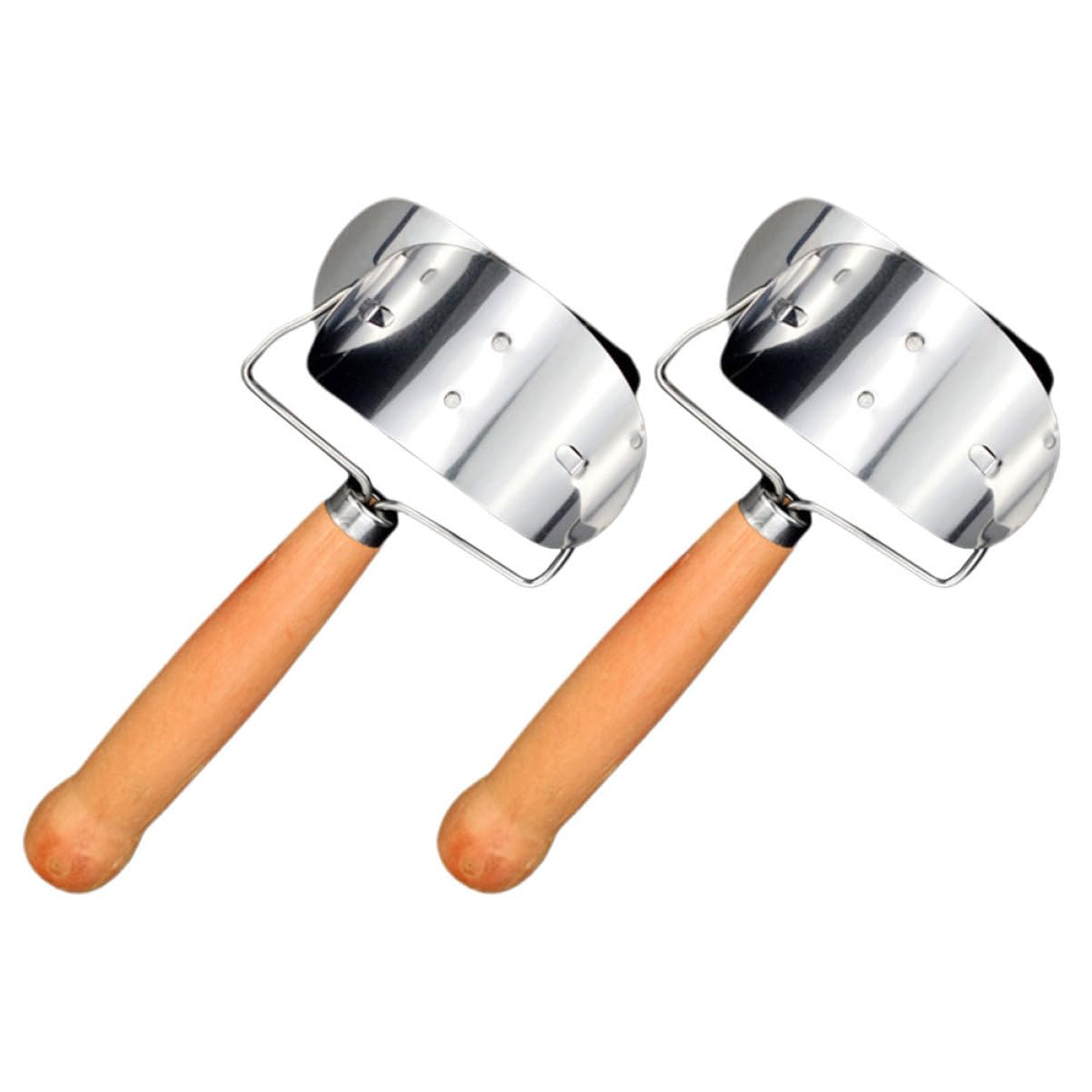 MAGICLULU 10pièces Outils De Découpe Acier Pour Peaux De Raviolis Avec Poignée Accessoire Pratique Pour Cuisine Et Restaurants